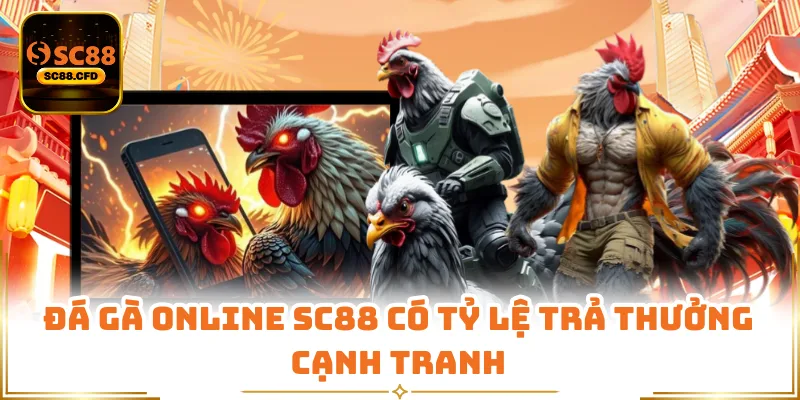 Đá gà online SC88 có tỷ lệ trả thưởng cạnh tranh