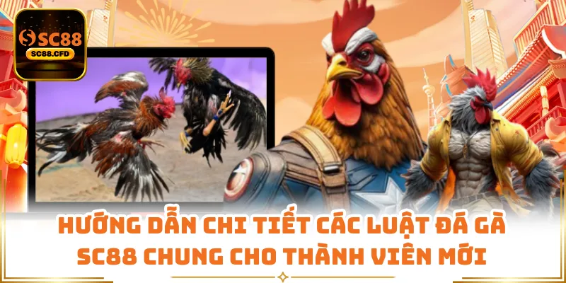 Hướng dẫn chi tiết các luật đá gà SC88 chung cho thành viên mới