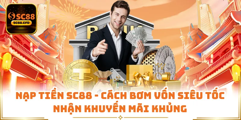 Nạp Tiền SC88 - Cách Bơm Vốn Siêu Tốc Nhận Khuyến Mãi Khủng
